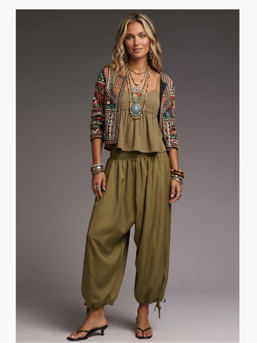 Anthropologie harem pants new size large